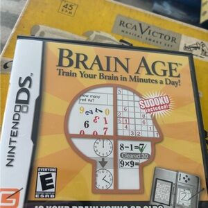 Nintendo Brain Age (Yellow) - Brain Training & Sudoku